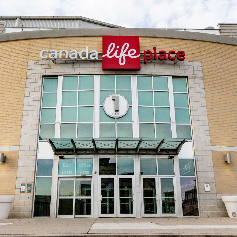 A photo of Gate 1 at Canada Life Place