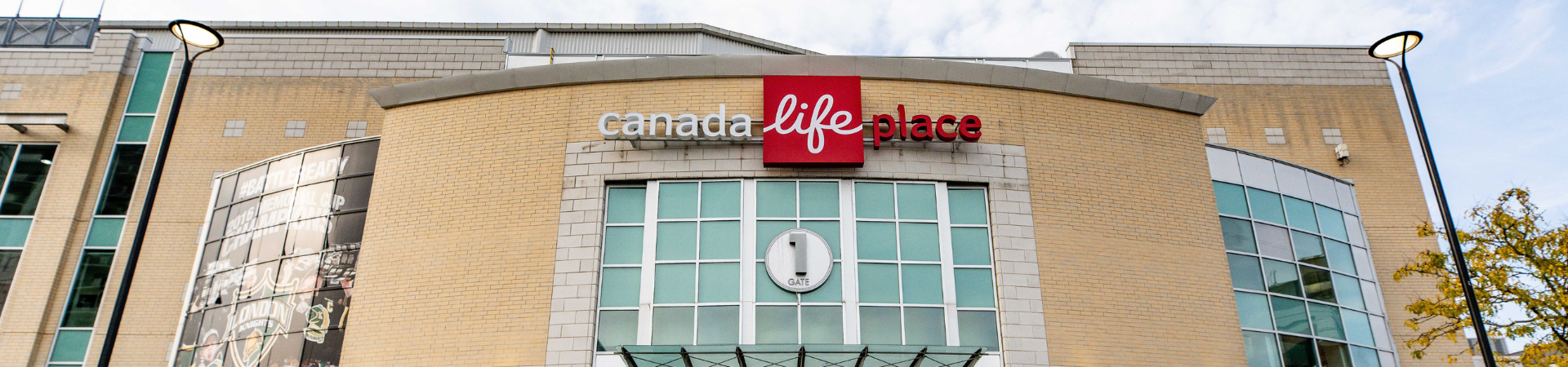 A photo of Gate 1 at Canada Life Place