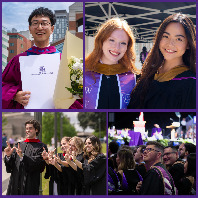 A collage of various Western Convocation photos