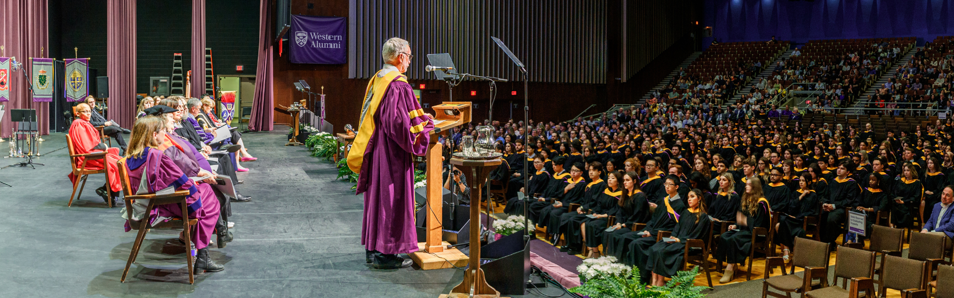 A convocation ceremony